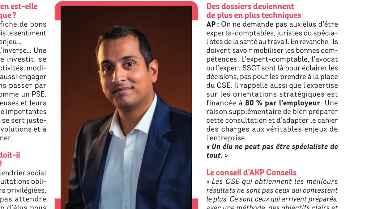 Portrait d’Alexandre Pichori dans un article Influence CSE sur les expertises CSE